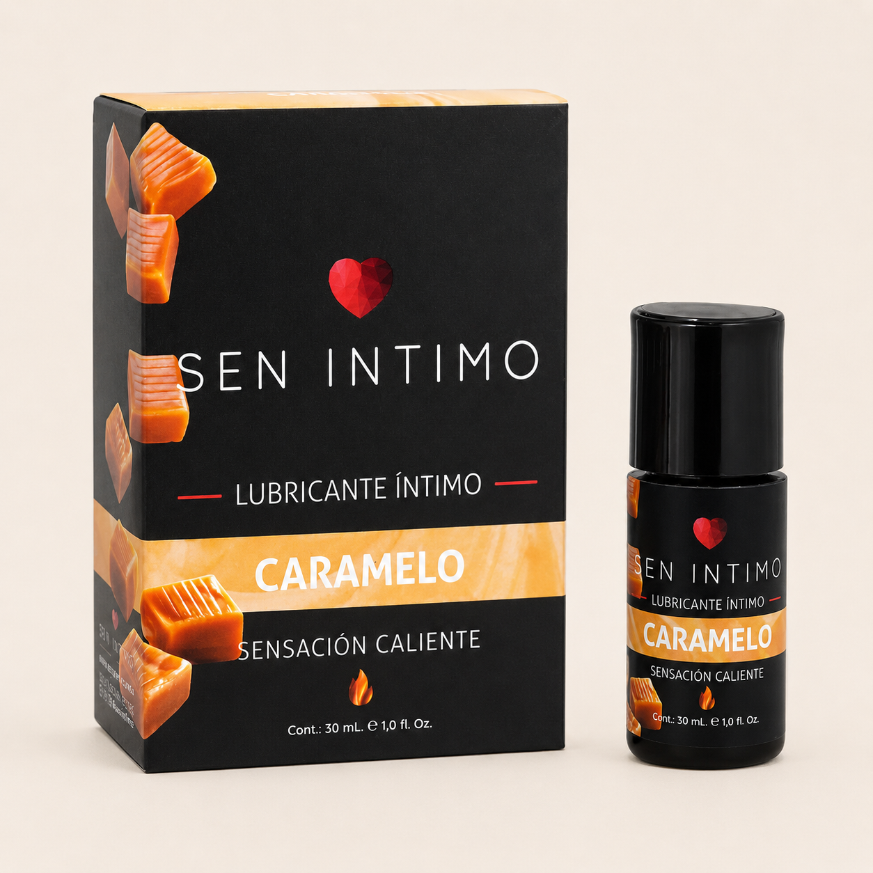 Lubricante Caliente sabor Caramelo